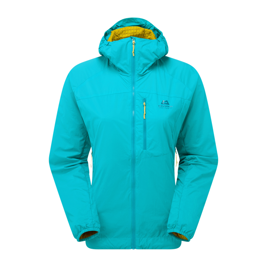 Mountain Equipment Aerotherm Women's Jacket Outdoor Action Jade - Front