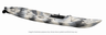 Mission CATCH 390 kayak in Sand Camo, full kayak colour illustration. Image for illustrative purposes only. Actual colours, patterns and finish may vary.