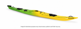 Mission ECO BEZHIG 540 kayak in Green Fade, full kayak colour illustration. Image for illustrative purposes only. Actual colours, patterns and finish may vary.