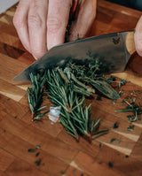 Benchmade Station Knife 4010-02 chopping herbs