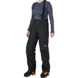 Mountain Equipment Ama Dablam Women's Pant in Black - back view showing fully adjustable braces