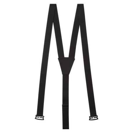 Mountain Equipment Braces Single Back Point in Black - showing Y-back design and EXOLITE 210 cross patch
