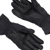 Low-bulk split cuff detail on Mountain Equipment G2 Alpine Women's Glove in Black/Black for easy donning