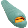 Mountain Equipment Glacier 450 Women's Sleeping Bag in Sage - product preview showing 700+ fill power duck down and Alpine fit construction
