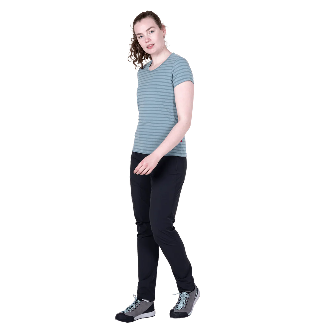 Mountain EquipmentMountain Equipment Groundup Stripe Women's TeeOutdoor Action