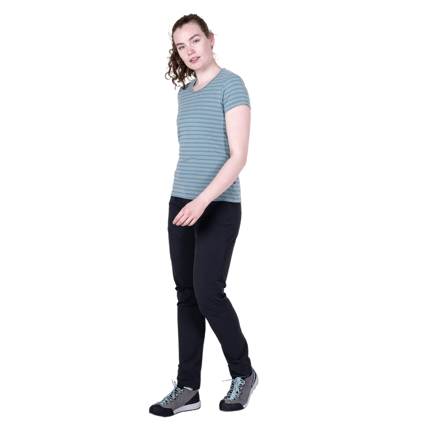 Mountain EquipmentMountain Equipment Groundup Stripe Women's TeeOutdoor Action