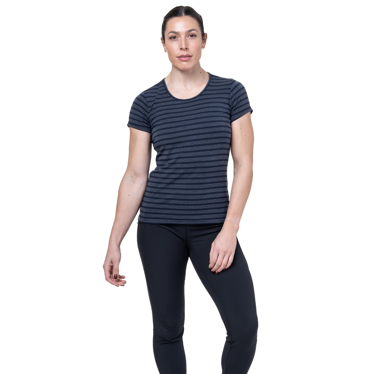 Mountain EquipmentMountain Equipment Groundup Stripe Women's TeeOutdoor Action