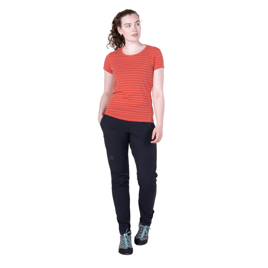 Mountain EquipmentMountain Equipment Groundup Stripe Women's TeeOutdoor Action