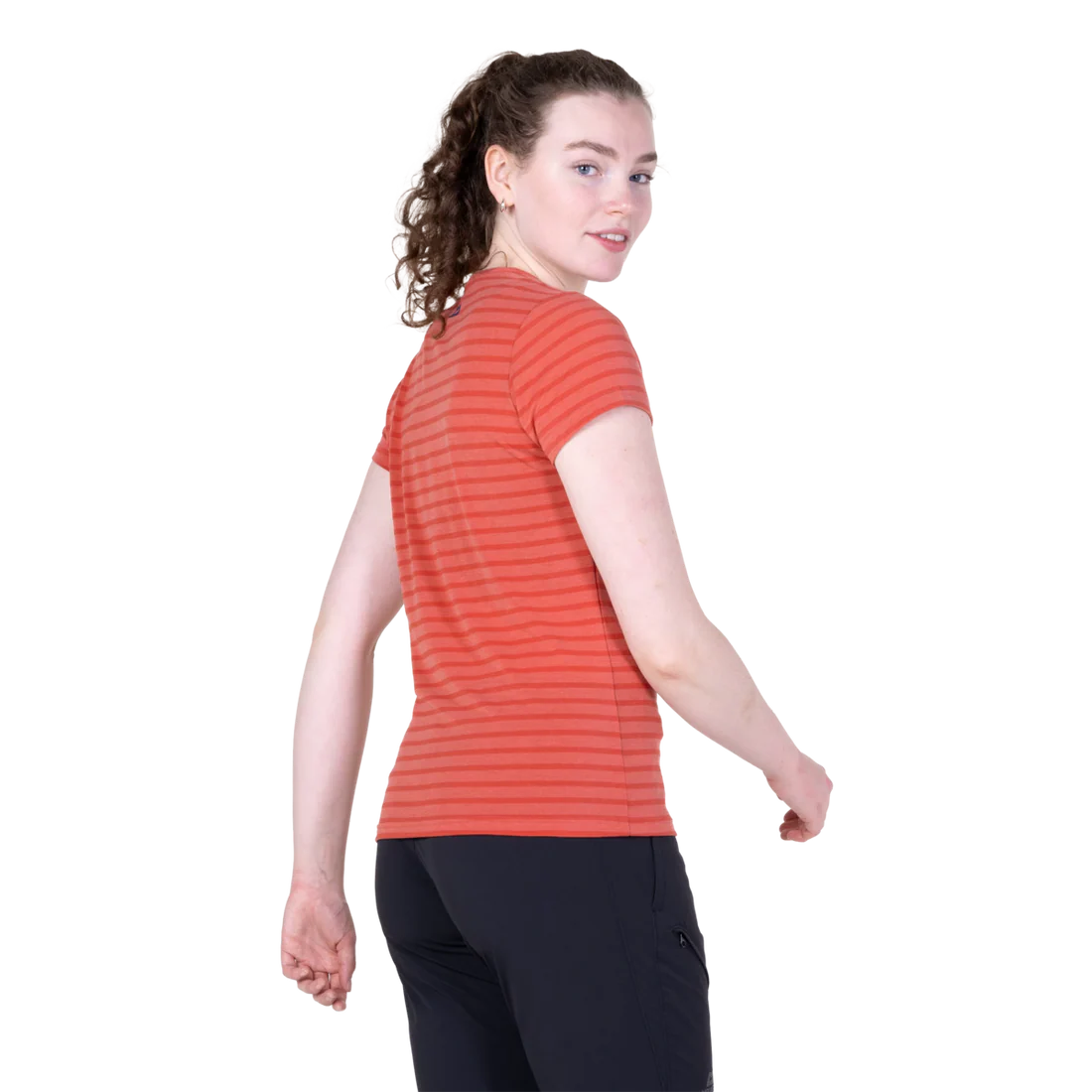 Mountain EquipmentMountain Equipment Groundup Stripe Women's TeeOutdoor Action