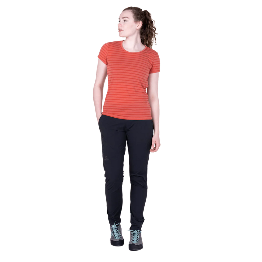 Mountain EquipmentMountain Equipment Groundup Stripe Women's TeeOutdoor Action