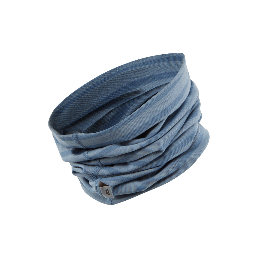 Mountain Equipment Groundup Tube in Bluefin Stripe - versatile drirelease TENCEL tube headwear for rock climbing and mountain walking