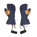 Mountain Equipment Guide Glove in Cosmos/Tan - front view showing 160D Nylon Oxford outer fabric