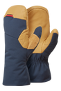 Mountain Equipment Guide Mitt in Cosmos/Tan - showing waterproof DRILITE insert and PrimaLoft insulation