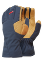 Mountain Equipment Guide Women's Glove in Cosmos/Tan - showing waterproof DRILITE insert and goatskin leather palm