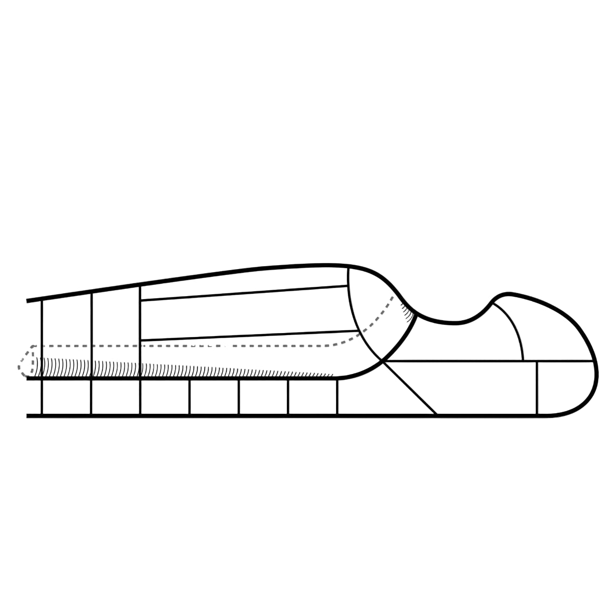 Mountain Equipment Helium 250 Women's Sleeping Bag Full Length Gemini Zip Baffle with140cm zip and integrated neck collar with Lode Lock closure