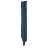 Mountain Equipment Helium Expansion Baffle in Majolica Blue - front view showing recycled Helium 20D outer and YKK zip attachment