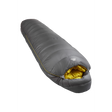 Mountain Equipment Helium GT 600 Sleeping Bag in Anvil Grey - front view showing recycled Helium 20D outer and roomy GT fit