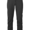 Mountain Equipment Ibex Mountain Men's Pant in Black - front view showing integrated belt and zip pockets