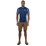 Mountain Equipment Ibex Mountain Men's Short in Desert Palm - front angle view