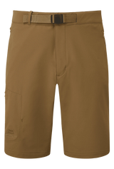 Mountain Equipment Ibex Mountain Men's Short in Desert Palm - front view showing integrated belt and zip pockets