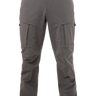Mountain Equipment Ibex Pro Men's Pant in Anvil Grey - front view showing adjustable waistband and multiple zip pockets