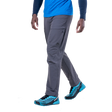 Mountain Equipment Ibex Pro Men's Pant in Anvil Grey - left side view showing thigh pocket and vent