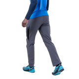 Mountain Equipment Ibex Pro Men's Pant in Anvil Grey - right side view showing Mountain Fit