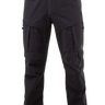 Mountain Equipment Ibex Pro Men's Pant in Black - front view showing adjustable waistband and multiple zip pockets