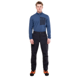 Mountain Equipment Ibex Pro Men's Pant in Black - right side view showing Mountain Fit