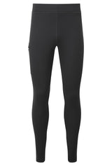 Mountain Equipment Jorasses Lite Men's Tight in Black - front view showing 246 g/m² Powerfleece fabric and next-to-skin fit