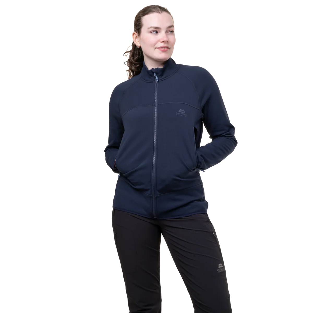 Mountain Equipment Jorasses Lite Women's Jacket in Cosmos - back view showing overlocked and topstitched construction