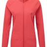 Mountain Equipment Jorasses Lite Women's Jacket in Rosewood - front view showing 246 g/m² Powerfleece fabric and regular fit