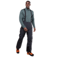 Mountain Equipment Karakoram Mountain Men's Pant in Black - front view showing 3-layer DRILITE 70D fabric