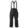 Mountain Equipment Lightline Men's Pant in Black - front view showing Drilite Loft 40D outer and semi-elasticated waistband with adjustable braces