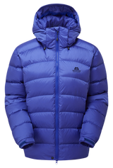 Mountain Equipment Lightline Women's Jacket in Clematis - front view showing Drilite Loft outer and zip-off Mountain Insulated Hood