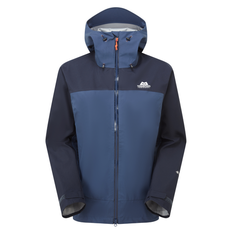 Mountain Equipment Saltoro GORE-TEX Women's Jacket in Dusk/Cosmos - front view showing next-gen GORE-TEX ePE membrane and Alpine fit construction