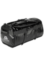 Mountain Equipment Wet & Dry 140L Kitbag in Black/Shadow/Silver - showing U-shaped lid and reinforced carrying straps