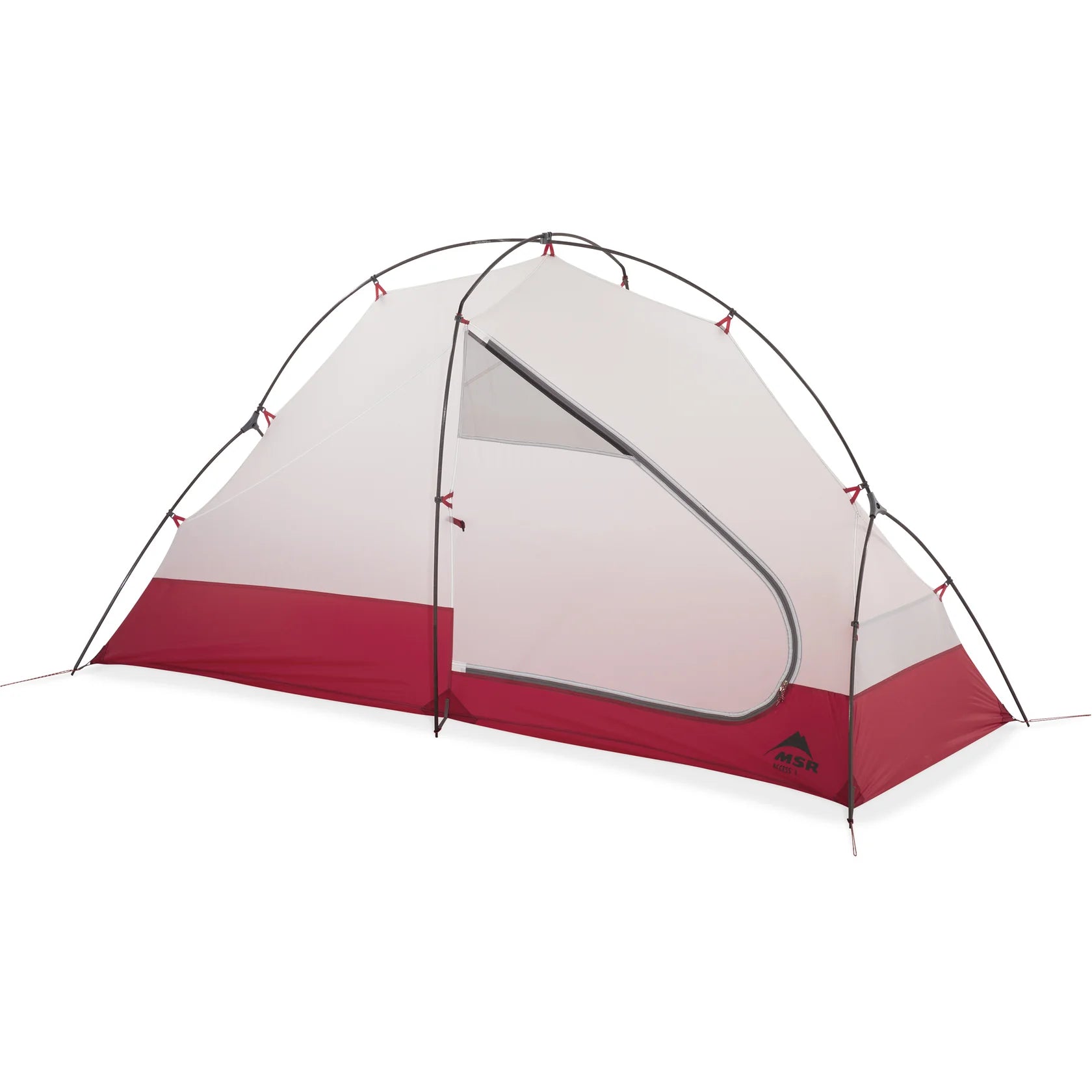 MSR Access 1 tent interior showing spacious 906-litre volume for winter gear, insulated boots and sleeping system