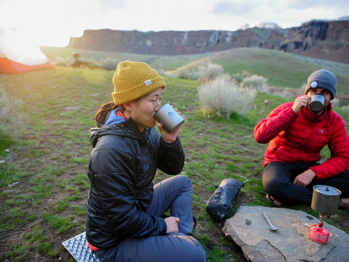 MSR Titan Double Wall Mug outdoor lifestyle image