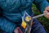 MSR Titan Long Spoon in backcountry meal use