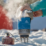 MSRMSR WindBurner Duo 1.8L Camping Stove System - Windproof 2-Person Backpacking Stove NZOutdoor Action