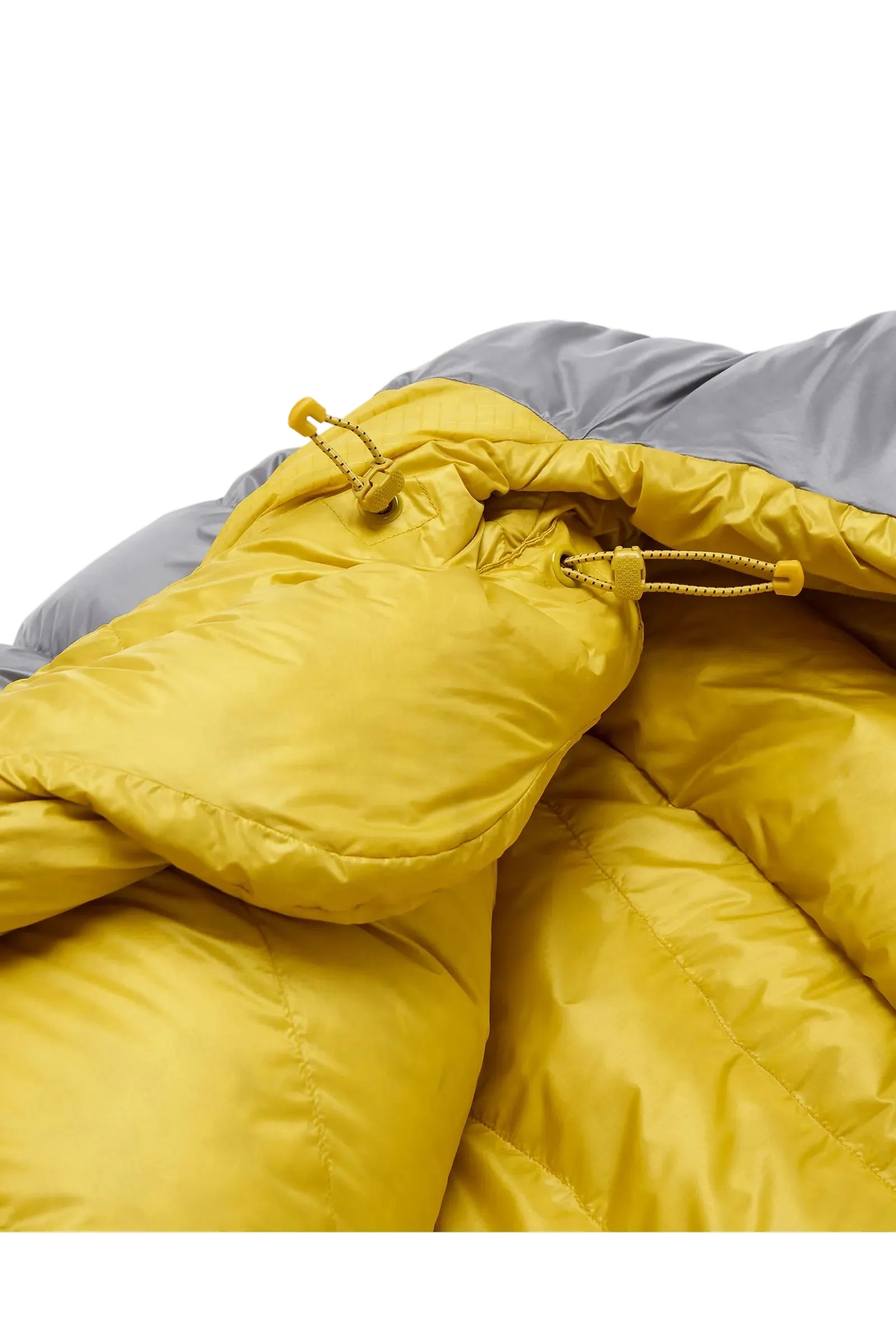 Rab Women's Neutrino Down Sleeping Bag in Zinc/Dark Pollen - L.O.F.T 3D baffle detail