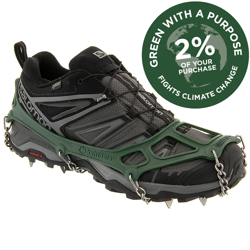 Kahtoola Microspikes Footwear Traction Outdoor Action Green- Product overview