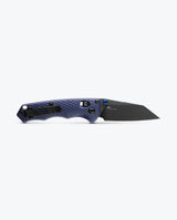 Benchmade Full Immunity Crater Blue knife, reverse open view