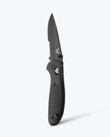 Mini Griptilian® Black Grivory® Drop-point - Open Vertical Position | Benchmade Knife Co.