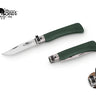 Old Bear Full Colour folding knife in green