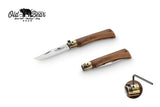 Old Bear Classical Walnut folding knife, small