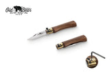 Old Bear Classical Walnut folding knife, extra small