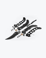 Benchmade Mini Bedlam Black Scimitar - Tactical Knife Exploded Parts View | Benchmade Knife Co.