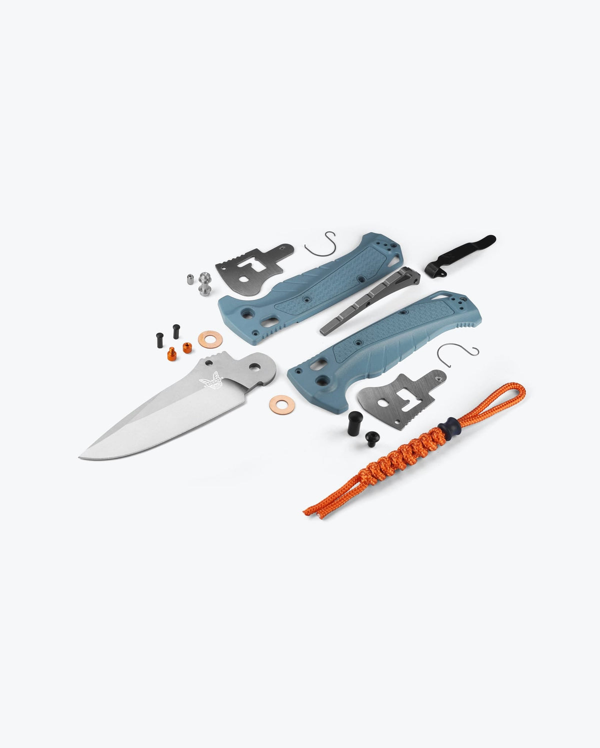 Benchmade Adira 18060 Depth Blue, exploded components